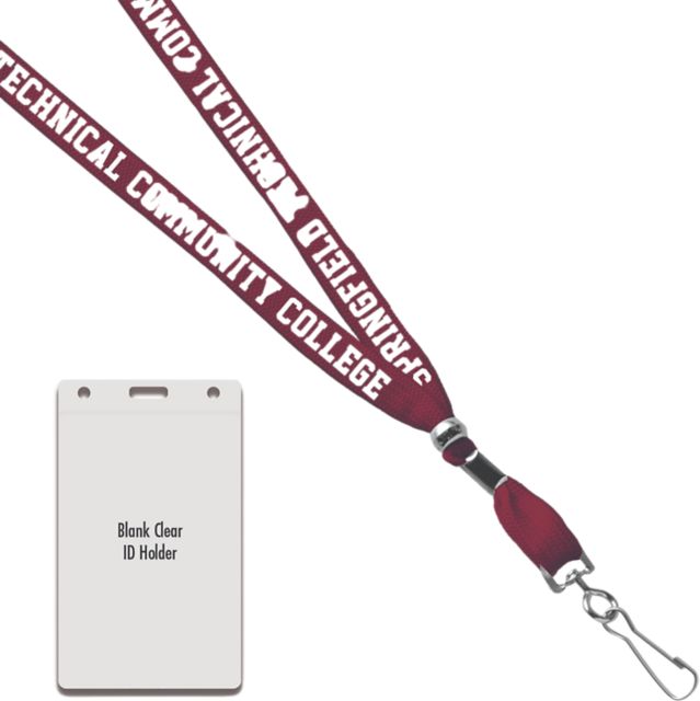 Springfield Technical Community College Card Dispenser Lanyard