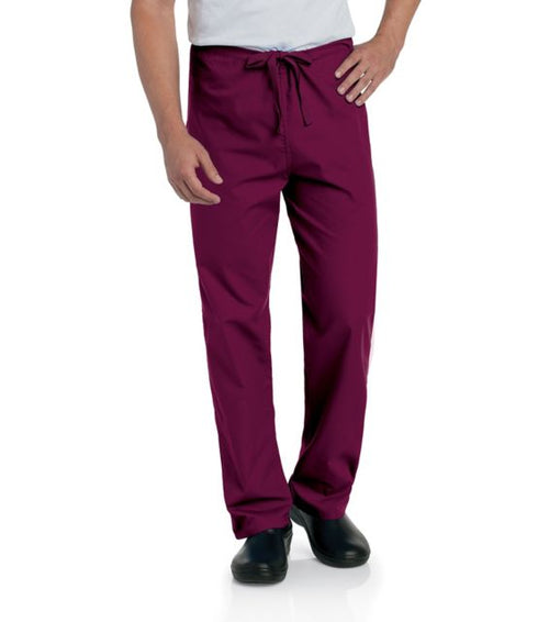 UNISEX SCRUB PANT WINE XLG