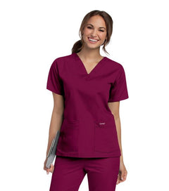 V-NECK TUNIC WINE MED