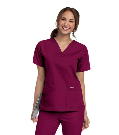 V-NECK TUNIC WINE MED