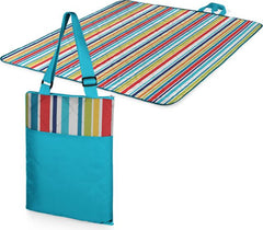 59 x 51 Outdoor Picnic Blanket Tote